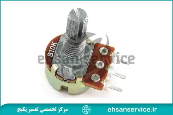 تنظیم نبودن دما و خرابی پتاسیومتر پکیج
